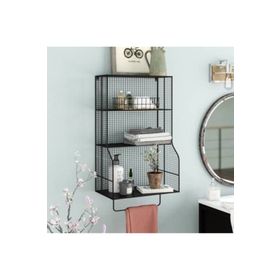 Wess Dizayn WD-218 Metal Havluluk Banyo ve Mutfak Duvar Rafı