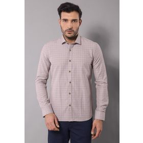 Wessi Armürlü Slimfit Bej Gömlek