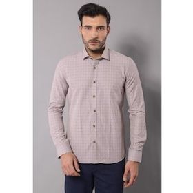 Wessi Armürlü Slimfit Bej Gömlek