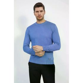 Wessi Bisiklet Yaka Lacivert Triko Kazak
