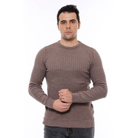 Wessi Desenli Bisiklet Yaka Vizon Triko