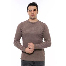 Wessi Desenli Bisiklet Yaka Vizon Triko