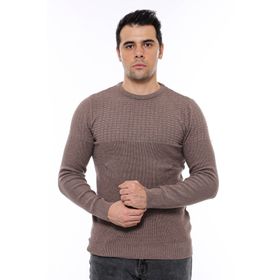 Wessi Desenli Bisiklet Yaka Vizon Triko