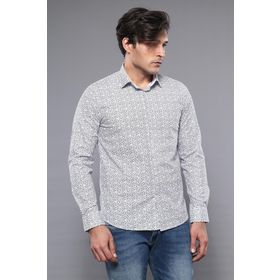 Wessi Desenli Slim Fit Gömlek