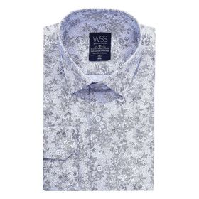 Wessi Desenli Slim Fit Uzun Kollu Gömlek