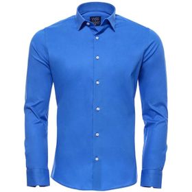 Wessi G-131-404 G-131-404 Mavi Slimfit Erkek Gömlek