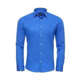 Wessi G-131-404 G-131-404 Mavi Slimfit Erkek Gömlek