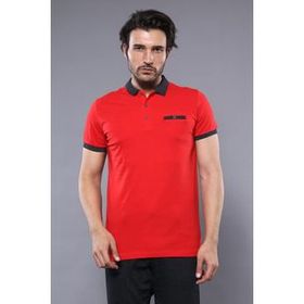 Wessi Kırmızı Polo Yaka Erkek T-shirt