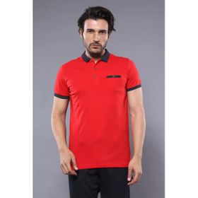 Wessi Kırmızı Polo Yaka Erkek T-shirt