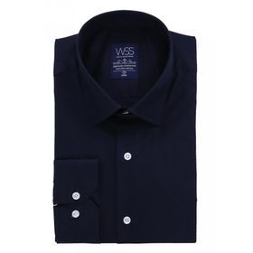 Wessi Lacivert Slim Fit Erkek Gömlek