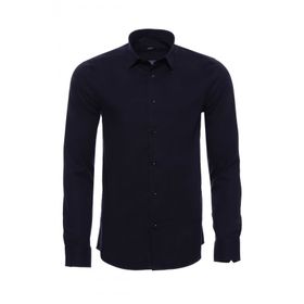 Wessi Lacivert Slim Fit Erkek Gömlek