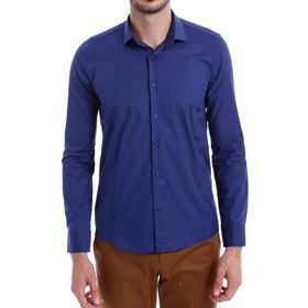 Wessi Mavi Slim Fit Erkek Gömlek