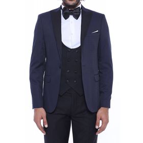 Wessi TK-621110-144-25 Lacivert Damatlık Erkek Takım Elbise