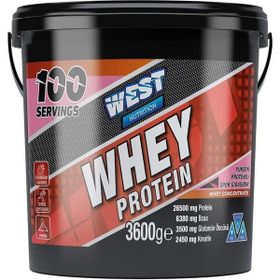 West 3600 gr 100 Servis Whey Protein Tozu