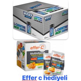 West Nutrition 3000 mg 20 Ampul Karpuzlu L-carnitine
