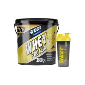 West Nutrition 3600 gr 100 Servis Muz Aromalı Whey Protein Tozu