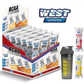 West Nutrition BCAA Plus 12000 BCAA Glutamine Taurin 540 gr 36 Şase Yağ Yakıcı
