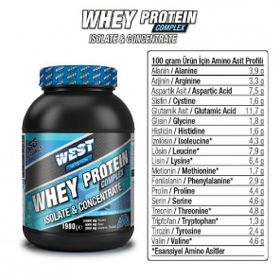 West Nutrition Complex Konsantre 66 Servis 1980 gr Whey Protein Tozu