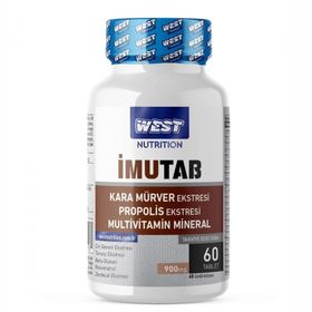 West Nutrition İmutab Kara Mürver Propolis Ekstresi 900 mg 60 Tablet