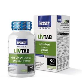 West Nutrition Livtab Deve Dikeni Enginar Ekstresi 90 Tablet