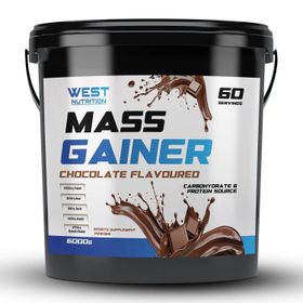 West Nutrition Mass Gainer 6000 gr 60 Servis - Çikolata Aromalı Karbonhidrat Tozu