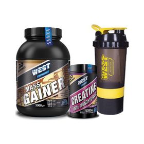 West Nutrition Mass Gainer 6000 gr 60 Servis - Çikolata Aromalı Karbonhidrat Tozu