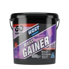West Nutrition Mass Gainer 6000 gr 60 Servis Çilek Aromalı Karbonhidrat Tozu