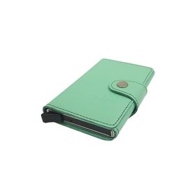 West Polo 5510 Su Yeşili Hakiki Deri Mekanizmalı Kadın Kartlık