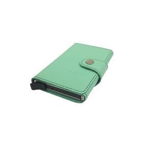 West Polo 5510 Su Yeşili Hakiki Deri Mekanizmalı Kadın Kartlık