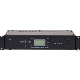 West Sound Tks 207R V2 Rack Tipi Siyah Akıllı Okul Zil Saati