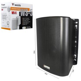 Westa IP65 Ws-5tb 5,25" 125W Trafolu Siyah Hoparlör