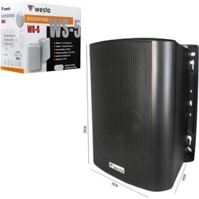 Westa IP65 Ws-5tb 5,25" 125W Trafolu Siyah Hoparlör