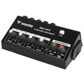 Westa WM-14FX 4 Kanal Ekholu Mikrofon Mikseri