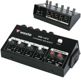 Westa WM-14FX 4 Kanal Ekholu Mikrofon Mikseri
