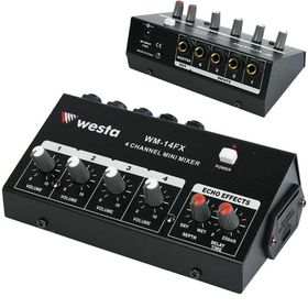 Westa WM-14FX 4 Kanal Ekholu Mikrofon Mikseri