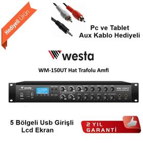 Westa WM-150UT 6-Bölgeli 150W 100V Mikser Anfi