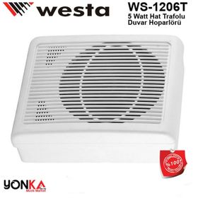 Westa WS-1206T Hat Trafolu Duvar Hoparlörü