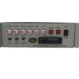Westsound Alfon TKS-100M USB SD 12V 2X100W Amfi