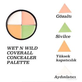Wet'n Wild CoverAll Concealer Palette Kapatıcı Paleti
