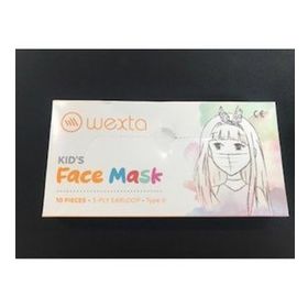 Wexta STL3PLY 10'lu Meltblown Filtreli Desenli Çocuk Koruyucu Yüz Maskesi