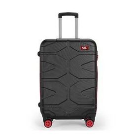 Wexta WX-1002 Stl Series Siyah Kırmızı Kabin Boy Valiz