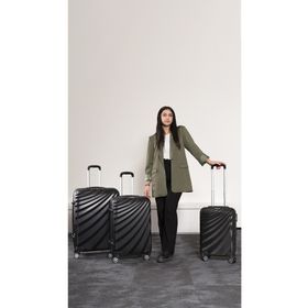 Wexta WX-300 Siyah Büyük Boy Valiz