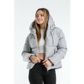 Weyeze AC-Y50230LNW Siyah Kadın Kapüşonlu Şişme Mont