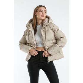 Weyeze AC-Y50230LNW Siyah Kadın Kapüşonlu Şişme Mont