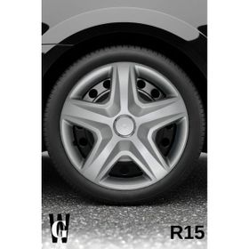 Whigor Chevrolet G104 Epica 15 inç 4 Adet Gri Jant Kapağı