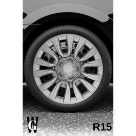 Whigor Chevrolet G107 Trans Sport 15 inç 4 Adet Gri Jant Kapağı