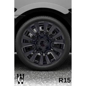Whigor Chevrolet S107 Equinox 15 inç 4 Adet Siyah Jant Kapağı