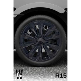 Whigor Chevrolet S109 Blazer 15 inç 4 Adet Siyah Jant Kapağı
