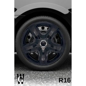 Whigor S105 BMW 4 Adet Siyah 16 inç Jant Kapağı