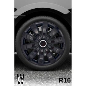 Whigor S117 BMW 4 Adet Siyah 16 inç Jant Kapağı